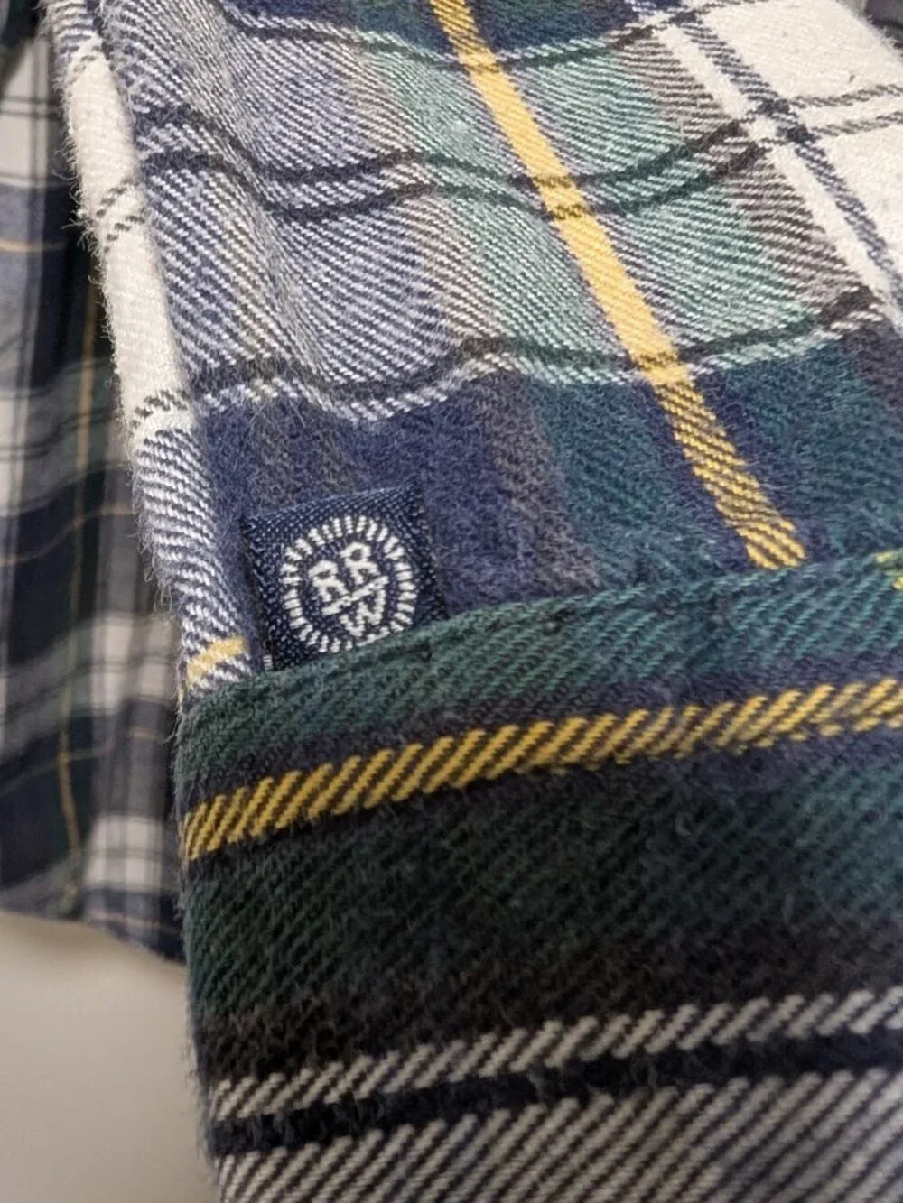 Rockmount | Heritage Plaid Western Flannel In Green/Blue